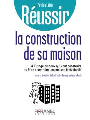 cover image of Réussir la construction de sa maison